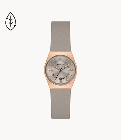 Skagen - Grenen Lille Three-Hand Date Greystone Eco Leather Watch