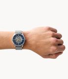 Skagen - Holst Automatic Silver-Tone Steel Mesh Watch