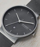 Skagen - Ancher Three-Hand Date Charcoal Stainless Watch