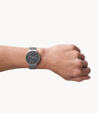 Skagen - Ancher Three-Hand Date Charcoal Stainless Watch
