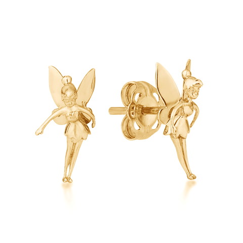 Couture Kingdom - Precious Metal Tinker Bell Stud Earring