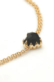 Stolen Girlfriends Club - Love Claw Bracelet Onyx Gold Plated