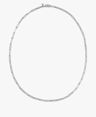 Meadowlark - Paperclip Light Necklace Silver 50cm