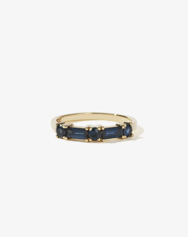 Meadowlark - Stella Ring 9ct Yellow Gold, Blue Sapphire