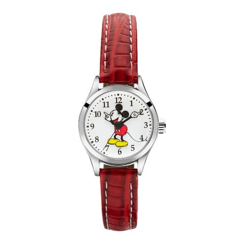 Disney - Mickey Mouse Petite Watch Red Croc
