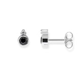 Thomas Sabo Black CZ Oxidised Studs - TH1958BCZ