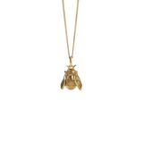 Meadowlark - Bee Charm Necklace Gold Plated
