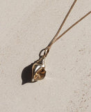 Meadowlark - Conch Charm Necklace Gold Plated