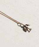 Meadowlark - Dove Charm Necklace Gold Plated