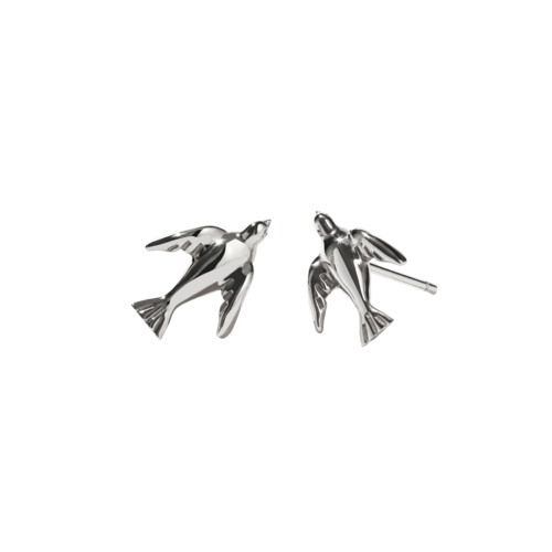 Meadowlark - Dove Studs Sterling Silver