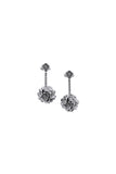 Karen Walker Flower Ball Drop Earrings - Silver