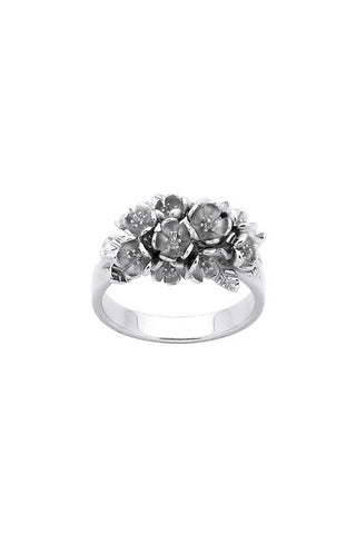 Karen Walker Botanical Cluster Ring - Silver