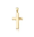 LIFE CYCLE CREMATION PENDANT - GOLD CROSS