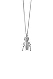 Karen Walker - Grasshopper Necklace Silver