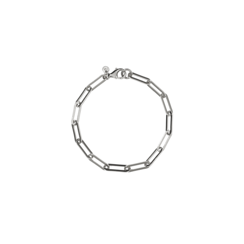 Meadowlark - Paperclip Heavy Bracelet Silver 17cm