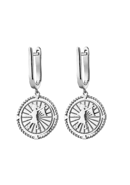 Karen Walker - Voyager Earrings - Silver