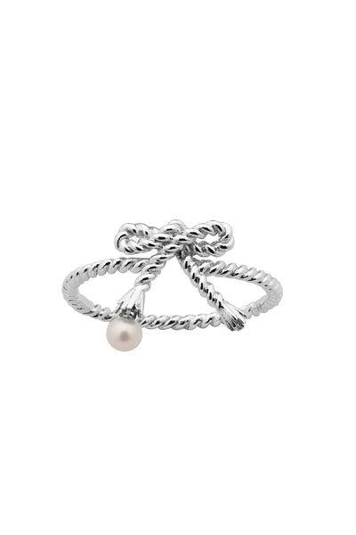 Karen Walker Love Knot Ring Silver