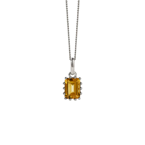 Meadowlark - Lucia Necklace Sterling Silver/ Citrine