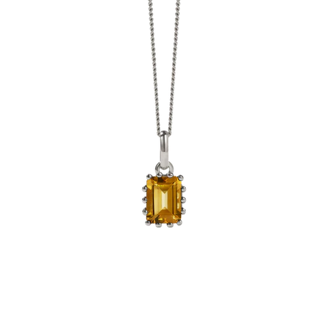 Meadowlark - Lucia Necklace Sterling Silver/ Citrine