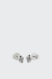 Meadowlark - Micro Skull Stud Silver