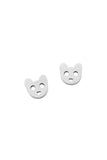 Karen Walker Mini Bear Studs - Silver