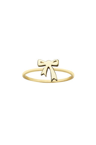 Karen Walker Mini Bow Ring - 9ct Gold