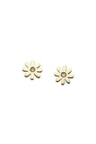 Karen Walker Mini Daisy Studs - 9ct Gold, Diamond