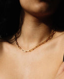 Meadowlark - Paperclip Heavy Necklace Gold Plated