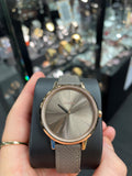 Nixon - Kensington Leather Watch - Rose Gold/Taupe