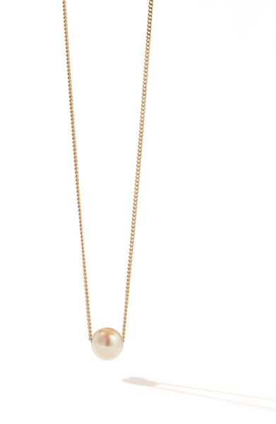 Meadowlark - Selene Pearl Necklace - 9ct Yellow Gold