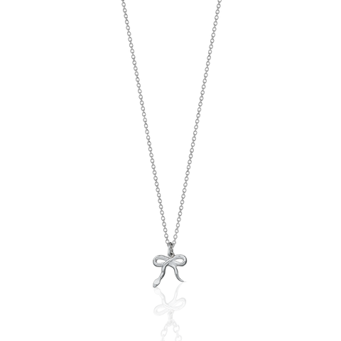 Meadowlark Serpent Charm Necklace - Sterling Silver