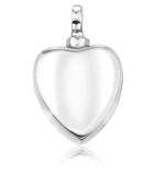 LIFE CYCLE CREMATION PENDANT - 925 SILVER FLAT HEART