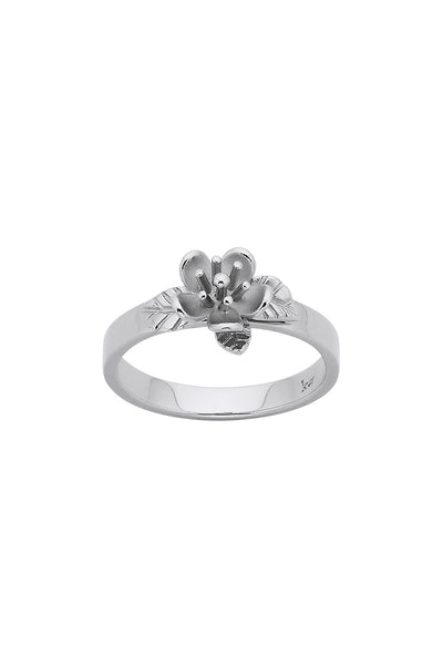 Karen Walker Botanical Flower Ring - Silver