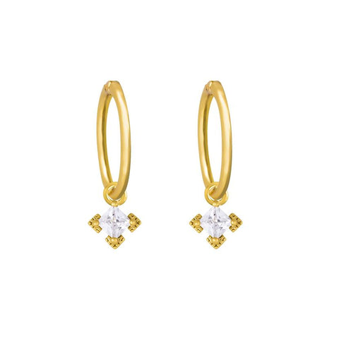 Lindi Kingi - Embellishment Sleeper Earrings Gold Plated