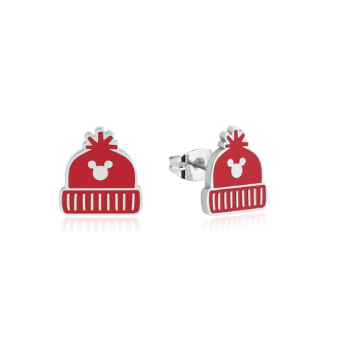 Couture Kingdom - Holiday Mickey Beanie Earrings