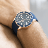 Ice-Watch - Steel Large - Blue Rose Gold