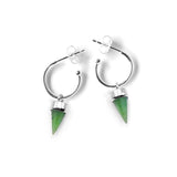 Nick Von K - Pounamu Tiny Point Earrings