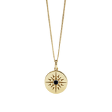 Meadowlark - Ursa Necklace large - Gold Plated Midnight Sapphire