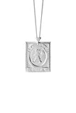 Karen Walker Utopia Stamp Necklace - Sterling Silver